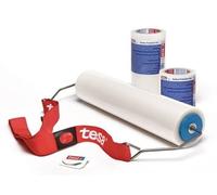 tesa 4848 Film de protection de surface PV1 250mmx100m rouge-transparent x9 morceau