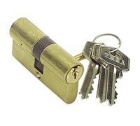TESA 50303535L Cylindre européen TE5, 35 x 35 mm, finition laiton, compatible serrures à profil européen