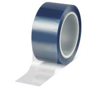 tesa 50625 50mmx66m bleu-transparent, ruban de masquage PET 200°C avec adhésif silicone x36 morceau