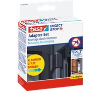 tesa Adaptateur pour moustiquaire FALT – Adhésif pour cadres en aluminium, sans perçage, anthracite