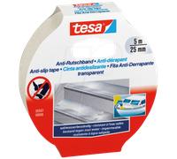 TESA 55587 TR - Antidérapant TESA, 5 m x 25 mm, transparent
