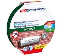 tesa Ruban de montage Powerbond 55751-00001-03 noir 5 m x 19 mm acrylate 1 pièce