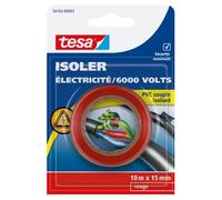 Tesa - 56163-00003-00 - Isoler - Electricité / 6000 Volts - PVC Souple Isolant - 10 m : 15 mm