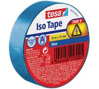 tesa 56192-00012-22 Ruban isolant bleu (L x l) 10 m x 15 mm