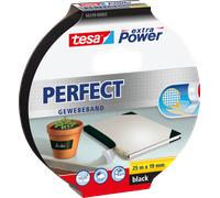 TESA 56339 SW - Bande de tissu TESA extra Power, 19 mm, noir