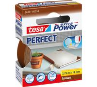 TESA 56341 BR - Bande de tissu TESA extra Power, 19 mm, marron