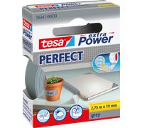 TESA 56341 GR - Bande de tissu TESA extra Power, 19 mm, gris