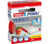 TESA 56341 RT - Bande de tissu TESA extra Power, 19 mm, rouge