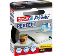 TESA 56341 SW - Bande de tissu TESA extra Power, 19 mm, noir