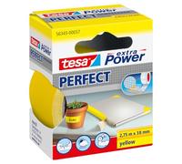 Tesa 56343-00037-03 Ruban adhésif Jaune 2,75 m x 38 mm | Ruban adhésif renforcé de tissu - Bricolage, réparations, fixation, renforcement et marquage - Intérieur et extérieur