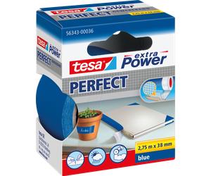 TESA 56343 BL - Bande de tissu TESA extra Power, 38 mm, bleu