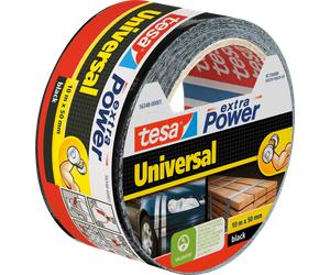 TESA 56348 SW - Bande de feuilles renforcées de tissu, 50 mm, noire