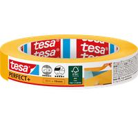tesa Ruban de masquage Perfect+ 50 m x 19 mm Jaune – Quantité 16