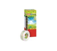 Tesa 57074-00000-00 eco & clear ruban adhésif x8 33 m 19 mm transparence parfaite