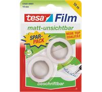 TESA 57649 - tesafilm® mat invisible 10 m x 19 mm / 2 rouleaux
