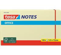 Bloc standard adhésif Office Notes, 125 x 75 mm, jaune