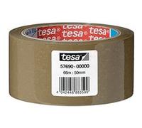 tesa Adhésifs polypropylène 57529-0000-01 – Lot de 3, 66 m x 50 mm Marron