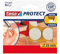 Tesa 578940000001 Rondelle Feutre Anti rayure rond Diamètre 26 mm Blanc