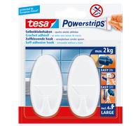 TESA 58013-49 - Crochets tesa® Powerstrips® ovales, blancs