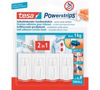 tesa Crochet pour rideaux Vario 58034-00007-20 blanc 4 pièces