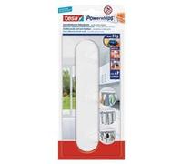 Tesa 580940000003 Powerstrips Pack de 3 Multi Crochets avec 4 Languettes Blanc Blanc G