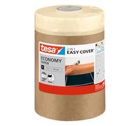 tesa 58880 - Ruban de masquage + Bâche Easy Cover Kraft - taille S - 20m:150mm