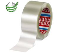 tesa 60416 50mmx100m transparent, est un ruban d'emballage universel avec un support en PET, qui est composé à 90% de déchets post-consommation. x36 morceau