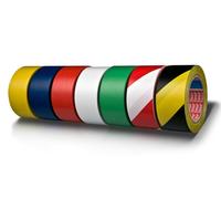 tesa 60760 Marquage au sol 50mmx33m rouge-blanc x6 morceau