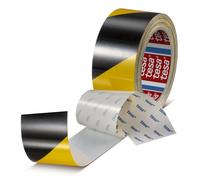 tesa 60960 Ruban de marquage au sol résistant et anti-rayures 50mmx20m noir-jaune x1 morceau