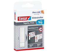 Tesa 77771 - Lot de 6 Languettes Powerstrips pour papier peint 1 Kg Transparent 77771-00000-00