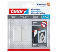 tesa tesa Clous adhésifs pour papier peint et enduit, 0,5 kg Quantité:8