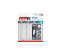 TESA 77773-00000 crochet pour rangement à usage domestique Intérieure Crochet universel Blanc 2 pièces