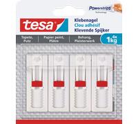 tesa Gel de collage 77774 réglable blanc – Lot de 4 pour papier peint et plâtre