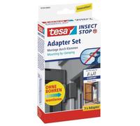 tesa Adaptateur Alu Comfort 55193-03 – pour l'intérieur/extérieur – 3 pièces