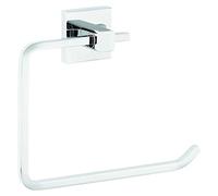 tesa Aluxx Étagère d'angle 2 paniers, finition brillante aluminium chromé, adhésif, technologie sans percer, 92mm x 250mm x 125mm