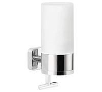 tesa Aluxx panier d'angle, finition brillante aluminium chromé, adhésif, technologie sans percer, 87mm x 205mm x 210mm