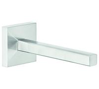 tesa Aluxx Porte-savon, finition brillante aluminium chromé, adhésif, technologie sans percer, 46mm x 135mm x 95mm