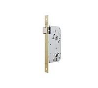 Tesa Assa Abloy 13548CHL Serrure de porte en bois avec cylindre laitonné. Entrée 40 mm/Front carré 135