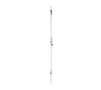 Tesa Assa Abloy 2236L63AI Serrure multipoint à levier crochet basculant pour profils métalliques inoxydable Entrée 26 mm 2236L