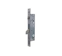 Tesa Assa Abloy 2246BE253AI Serrure monopunto de boîte étroite à levier basculant crochet renforcé pour profils métalliques inoxydable entrée 25 mm 2246BE