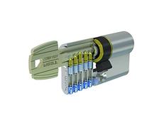 Tesa Assa Abloy 52003030L: Cylindre européen TE5, 30 x 30 mm, Finition Laiton, Compatible serrures à Profil européen, Usage résidentiel et Commercial, Montage Facile