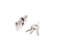 Tesa Assa Abloy Cylindre de sécurité, 50303050L | Cylindre 2 entrées varié nickelé - 40 x 30 mm - TE5 - Tesa