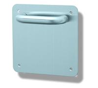 Tesa Assa Abloy ms5 C800is- Poignée Seine, plaque carrée, portes de Passage, inox