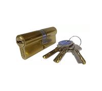 Tesa Assa Abloy T6353030L: Cylindre européen T60, 30 x 30 mm, Finition Laiton, Compatible serrures à Profil européen, Usage résidentiel et Commercial, Montage Facile