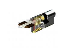Tesa Assa Abloy TK153050L: Cylindre européen, 30 x 50 mm, finition laiton, compatible serrures à profil européen, usage résidentiel et commercial, montage facile