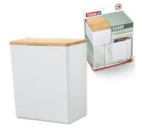 tesa, Rangement pour salle de bains, BABOO Boîte de rangement avec couvercle, grande avec solution adhésive sans perçage