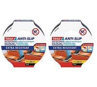 tesa Bande antidérapante, 5 m x 25 mm (2 x noir, 5 m x 25 mm)