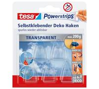 TESA Blist 5 crochets + 8 languettes Powerstrips DECO charge max 0,2 kg