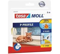 TESA - Bourrelet caoutchouc Profile - 6x9 mm L - Blanc - économie d'énergie