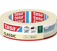 tesa Adhésif de masquage Classic 52805-00000-03 50 m x 30 mm Blanc